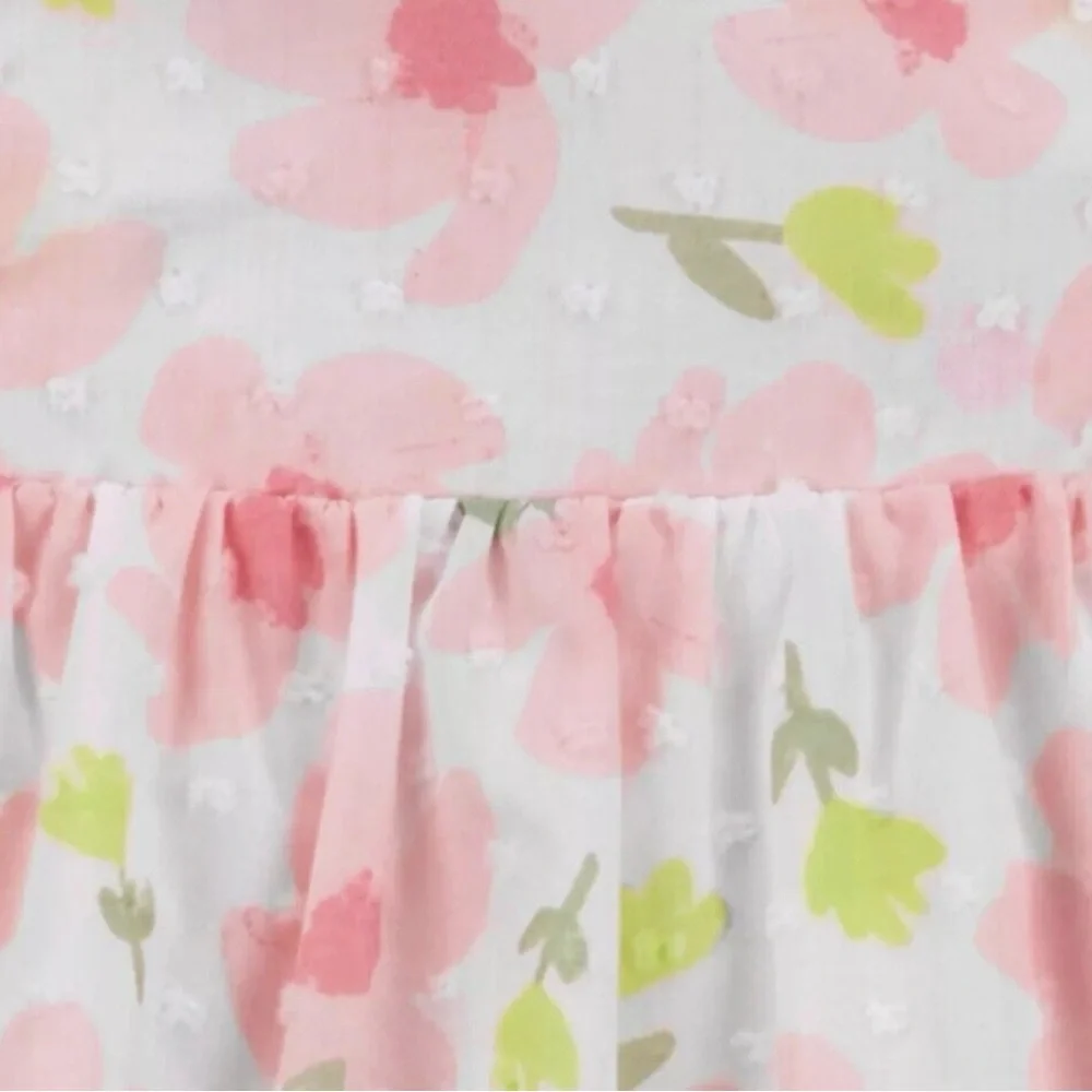 NWT Just One You by Carter’s Baby Girl Floral Dress & Diaper Cover Set 18M